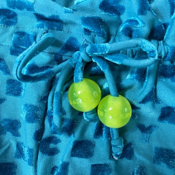 MARC BY MARC JACOBS ROMPER SWIMWEAR shorts halter summer pool beach - Picture 4 of 6